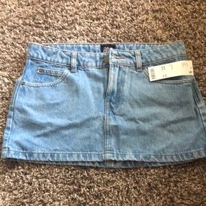 Mini denim skirt from urban outfitters!